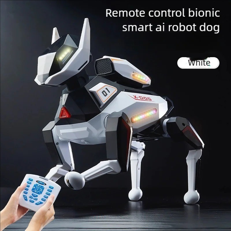 AI Simulation Robot Dog Intelligent Machine Dog Voice Command APP Control