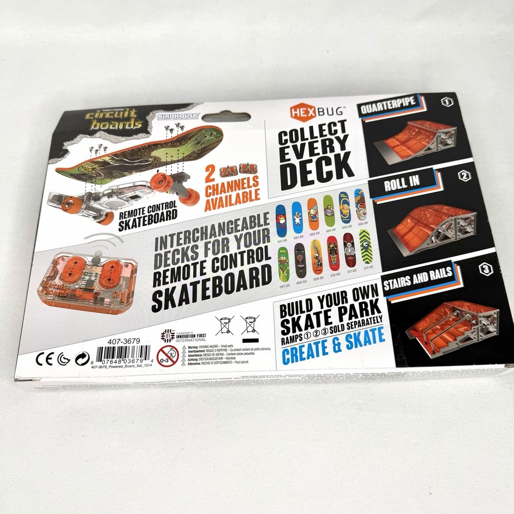 NEW! Hexbug Tony Hawk Circuit Boards Remote Control Skateboard Kit 2 Decks