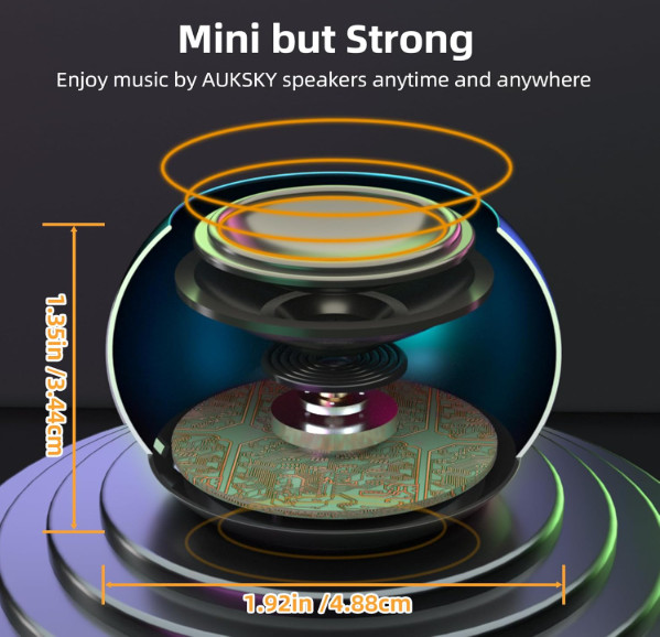 2pack Portable Mini Speaker, Bluetooth Tiny Speaker, Wireless Mini Speaker for S