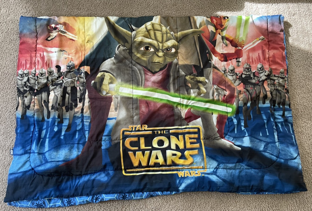 Star Wars Comforter Twin The Clone Wars Blanket Reversible