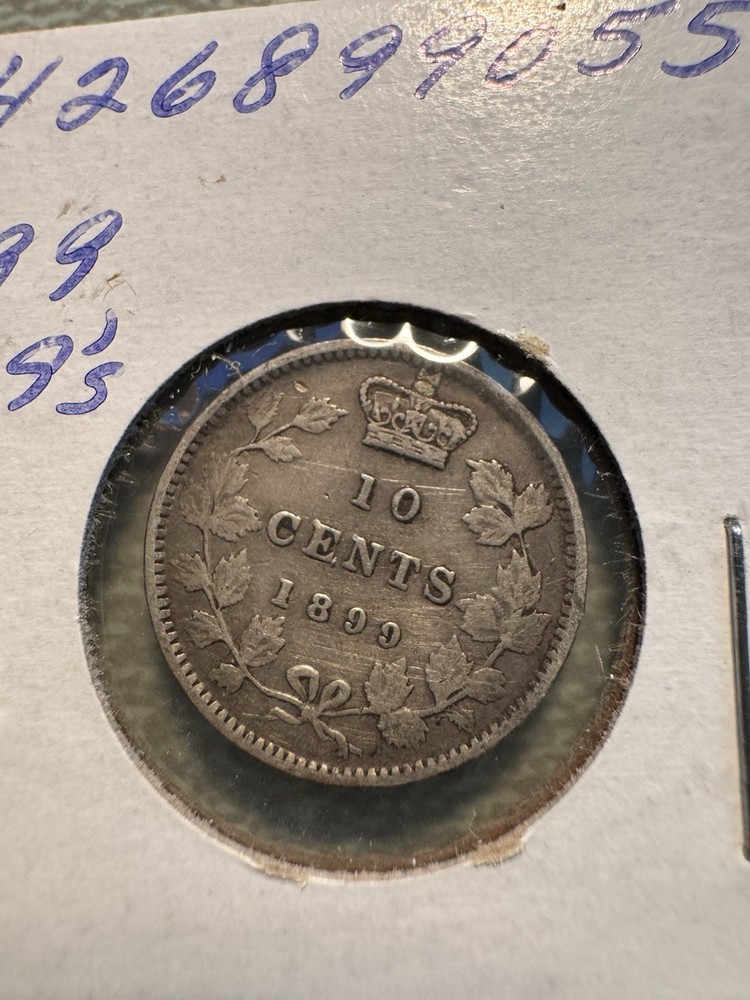1899 Canada Silver 10 Cents