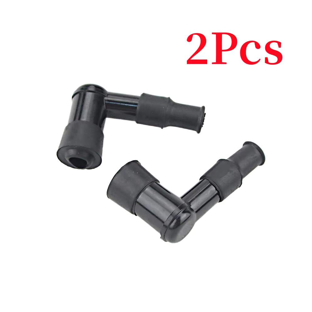 2pcs Motorcycle Spark Plug Cap Universal Ignition Wire Connector