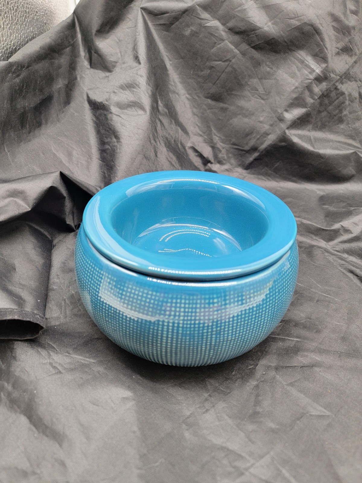 Ceramic Blue Dip Chiller 2 Piece By Tastefully Simple Brand