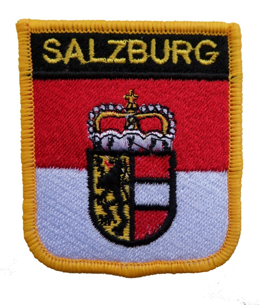 Salzburg Austria Shield Embroidered Patch