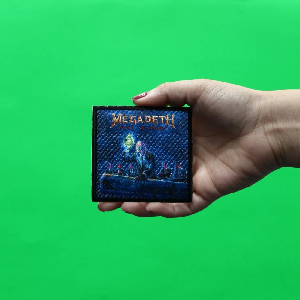 Megadeth Patch Rust In Peace Embroidered Iron On