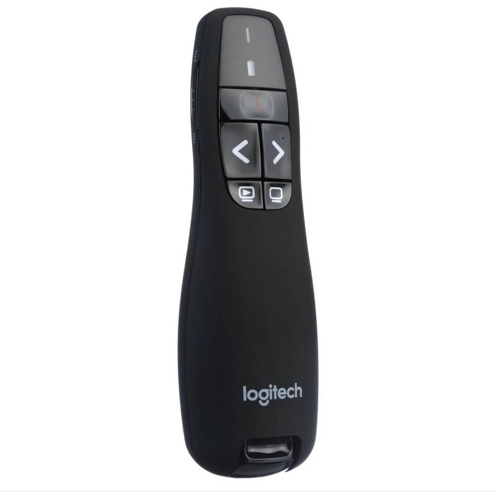 LOGITECH R400 Laser Presentation Remote BLACK Wireless 15 Meters MISSING CASE