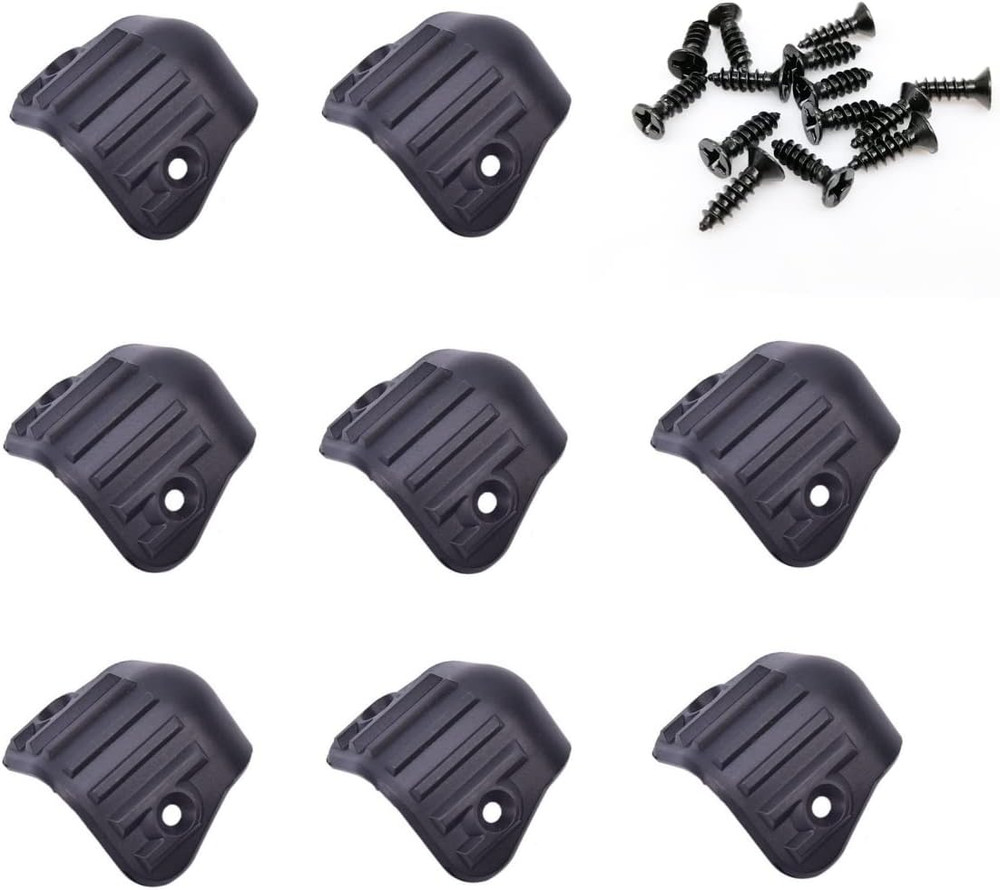 8 Pack Speaker Cabinet Corners Protector Stackable Subwoofer Box Round Angle Edg