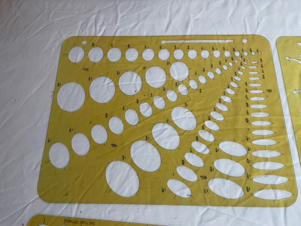 Lot Drafting Drawing Templates RapiDesign Pickett Clear View Automatic Electric