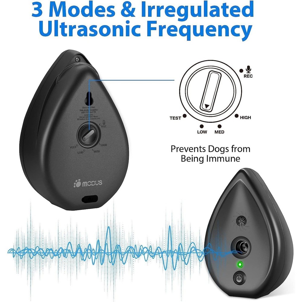 Automatic Anti Barking Device,Barking Control Device 3 Modes AI Recognition Tech