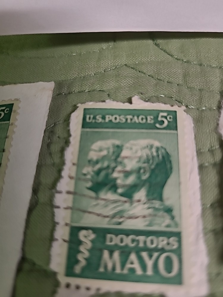 FOUR MAYO 5 CENT STAMPS (ENVELOPE 25)