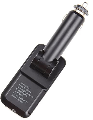 Bluetooth FM Transmitter for Car, 1.8" Color Screen Strong Mic Bluetooth Black