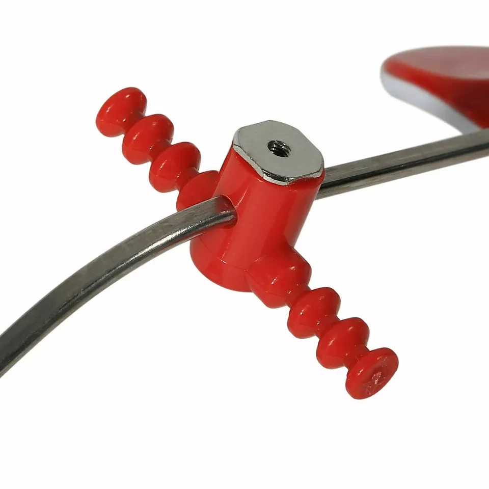 Dental Ortho Single Bar Adjustable Reverse-Pull Forward Pull Headgear Red/Blue