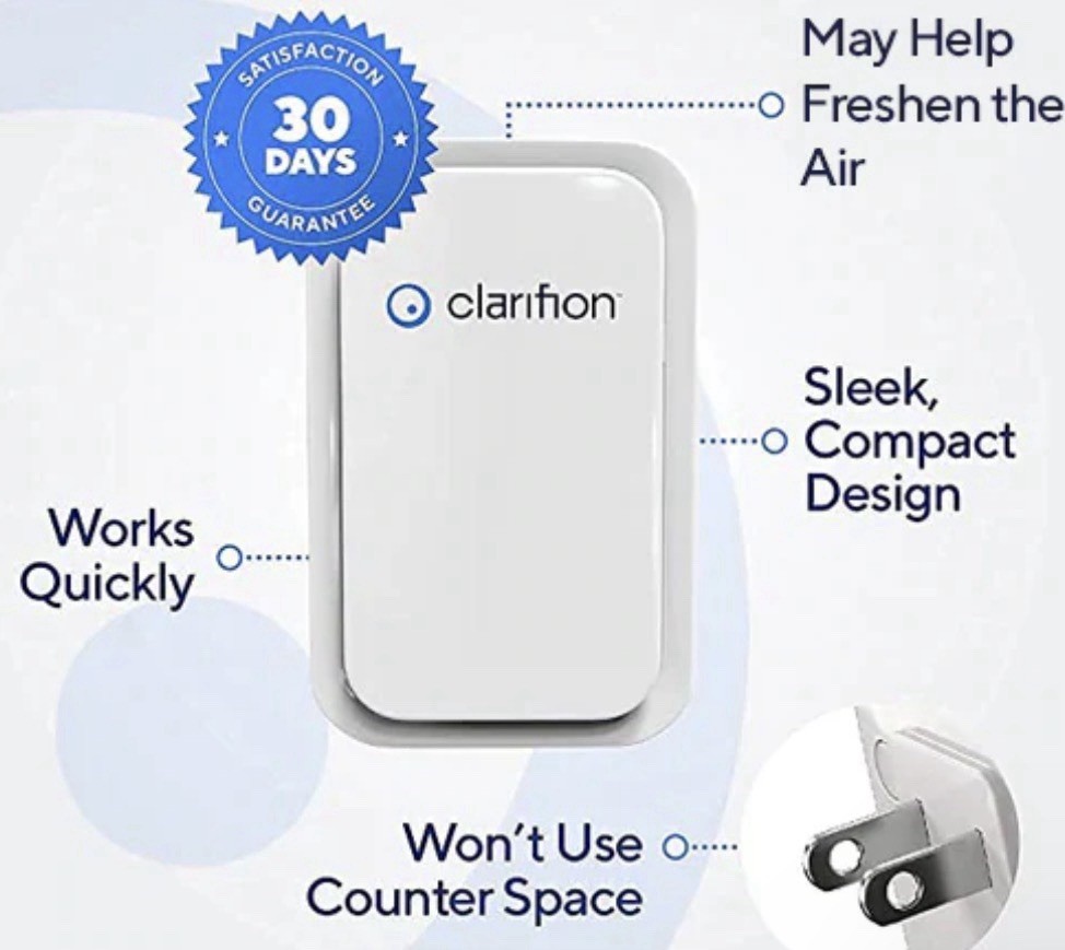 Clarifion Ionic Air Purifier Plug In~NEW