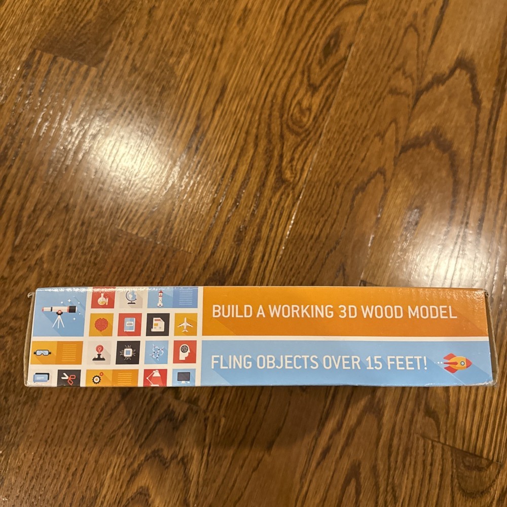 Make a Catapult STEM Kit Curious Engineer Kit NEW Designed by Leonardo da Vinci