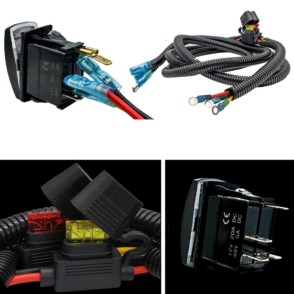 Power Distribution Block Wire Kit SIDE LIGHTS On/Off Switch Can-Am X3 Defender