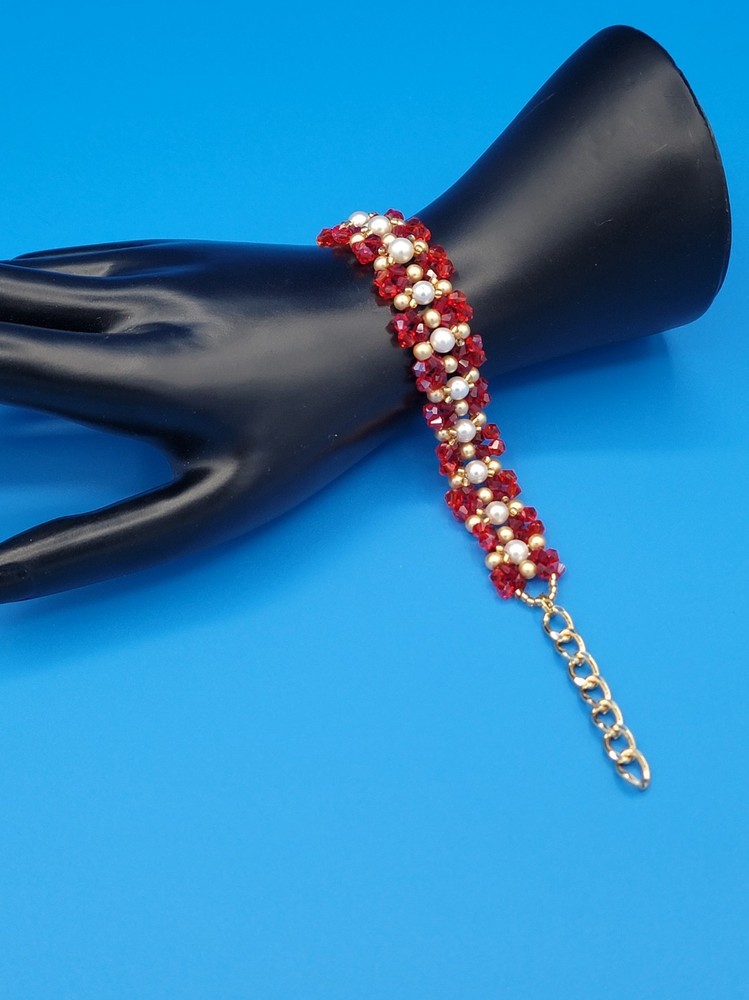 Handcrafted Beaded Ladder Bracelet