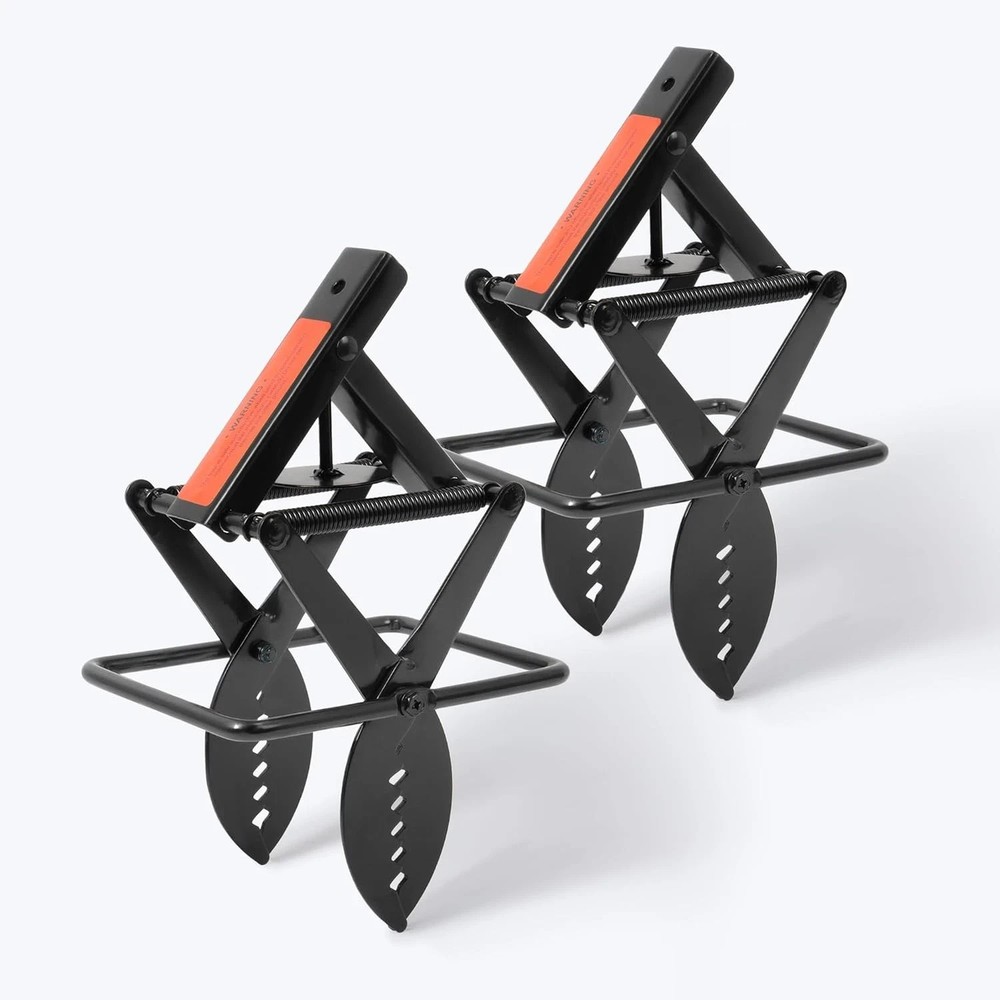 Mole Traps That Kill Best, 2 Pack Scissor Trap, Sleek Black 2