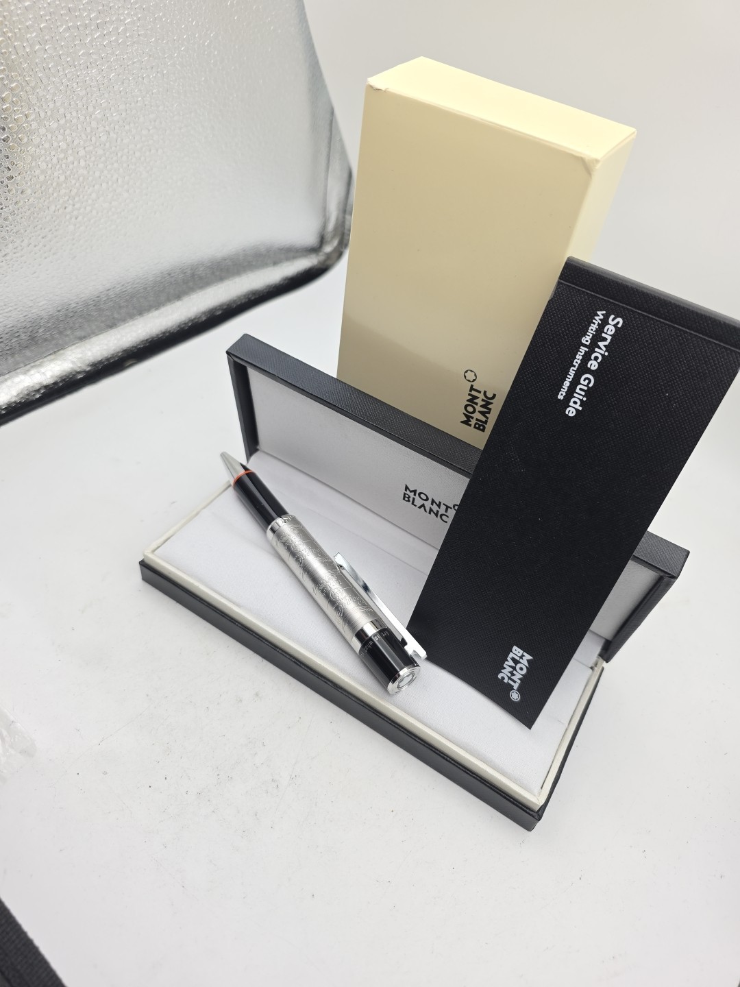 Montblanc Great Characters Special Edition Andy Warhol silver Ballpoint Pen