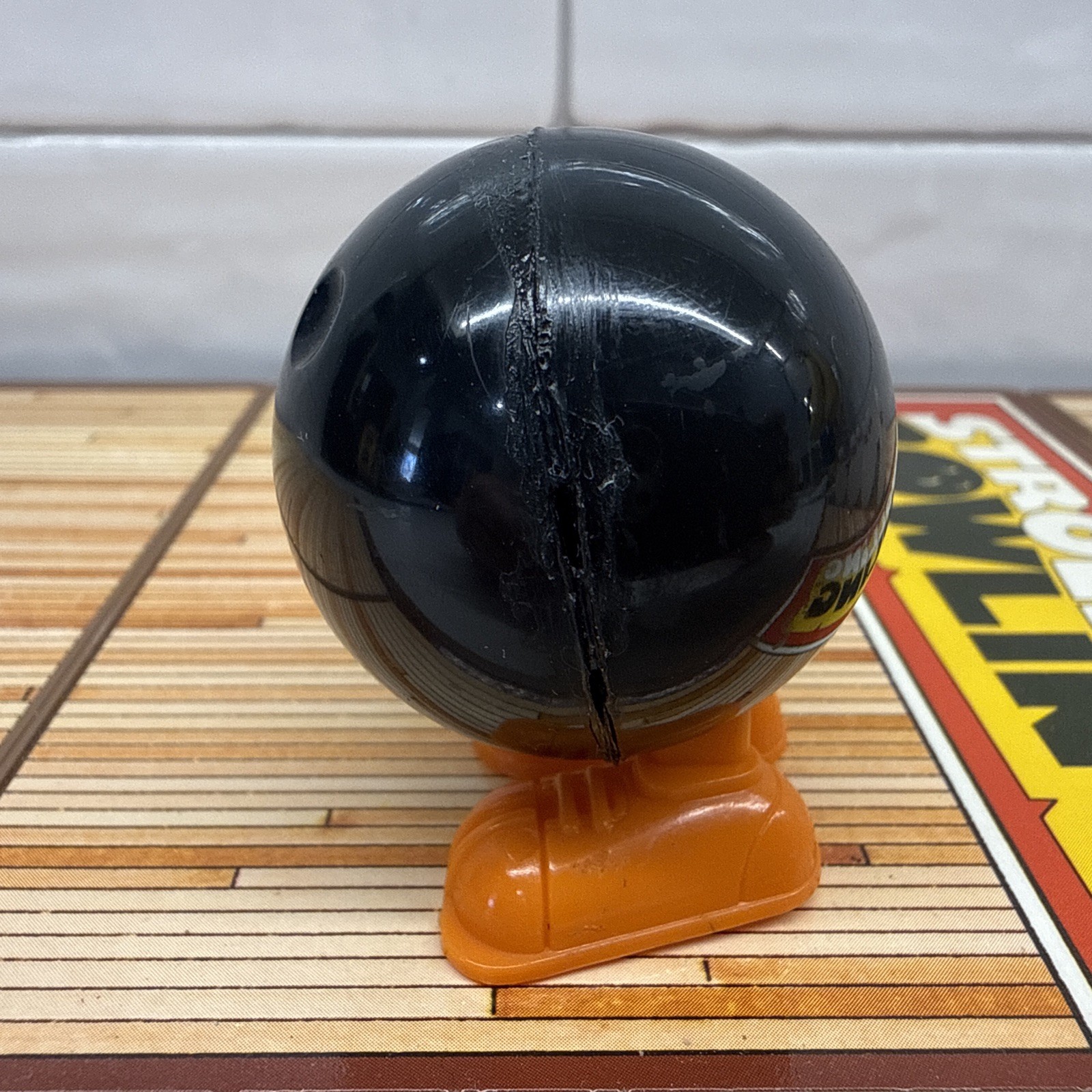 Vintage TOMY Strolling Bowling Wind Up Game Japan Tested Works Complete Toy