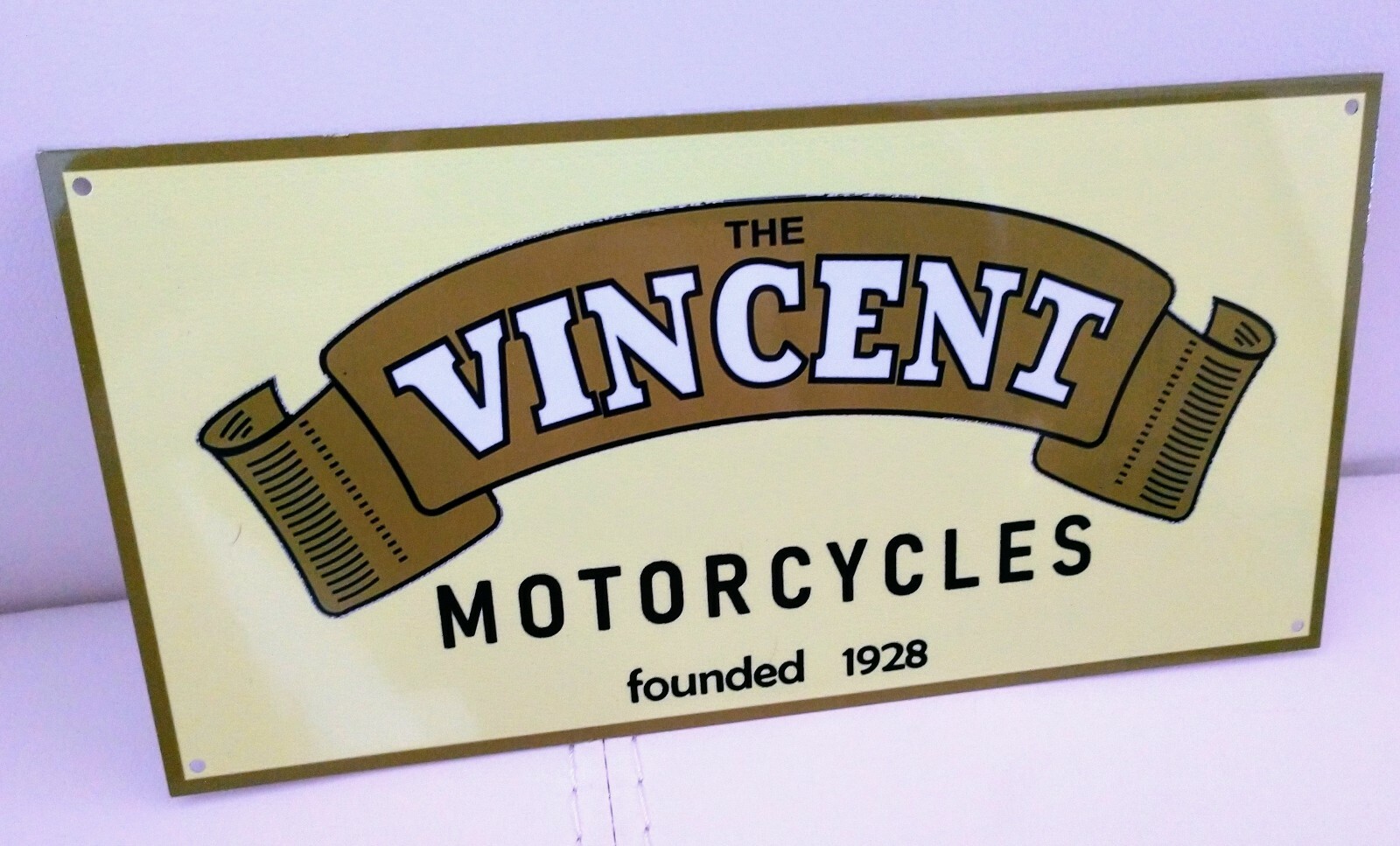 Vincent motorcycle British Sign...2 of 3 designs...Rapide Black Lightning Shadow