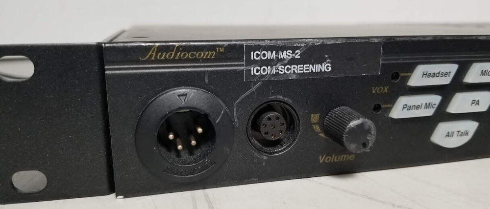 Telex Audiocom SPS2000A & US2000A Intercom Console