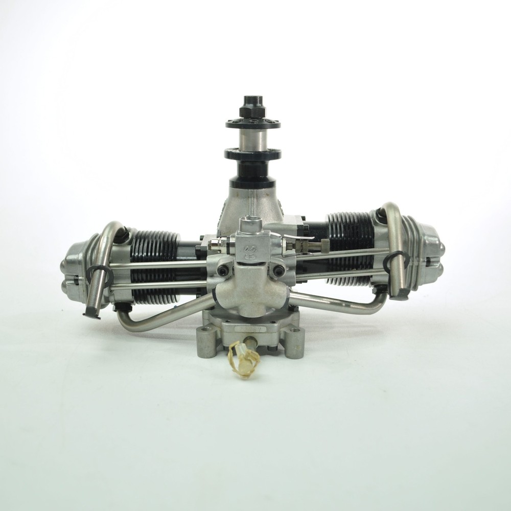 O.S. FT 120 Gemini Flat Twin Engine Four-Stroke Cycle RC Engine W/ Original Box
