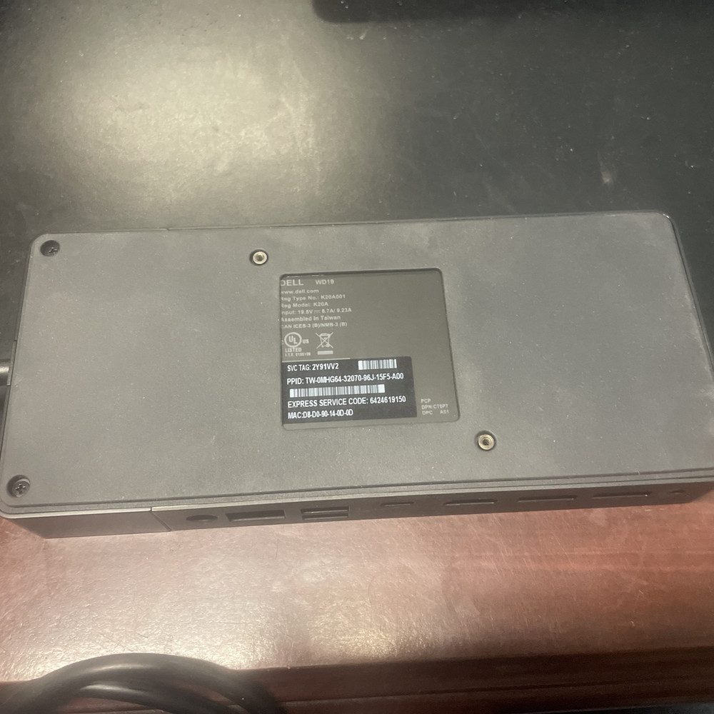 Dell WD19TBS USB Type-C Docking Station Only