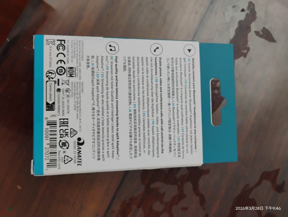 Sennheiser BTD 600 Bluetooth USB Adapter USB A USB C Dongle