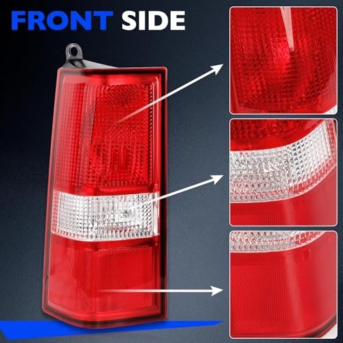 Tail Light Assembly Compatible with 2003-2023 Chevy Express/GMC Savana, Left