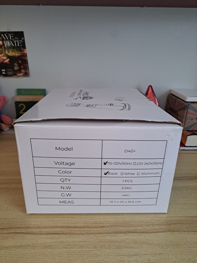 MiiCoffee D40+ Single Dose Coffee Grinder (Black)