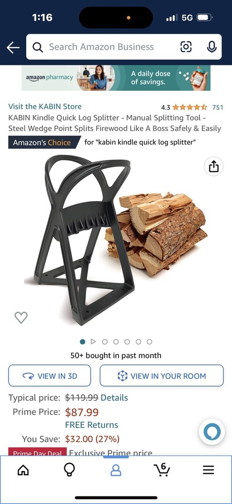 Foldable Wood Splitter