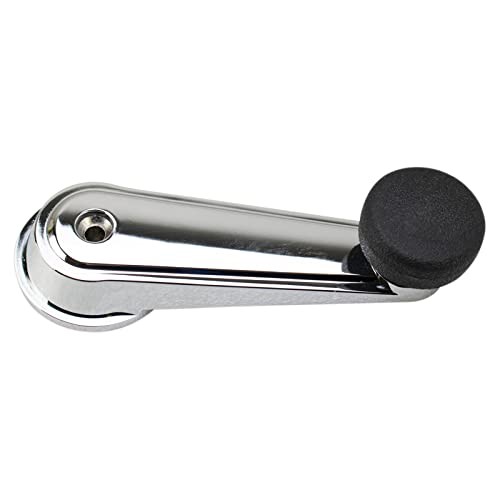 Window Crank Handle Chrome & Black Compatible with 1995-2003 Mack CH 2008
