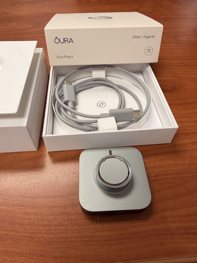 Oura Ring Gen 4 -Size 11 - Silver - Great Condition