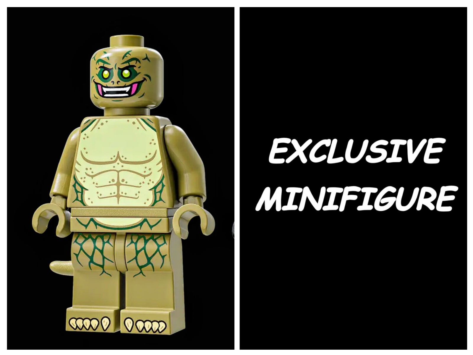 LEGO Lizard sh938 from Spiderman vs Sandman Set Exclusive Minifigure LIZARD ONLY