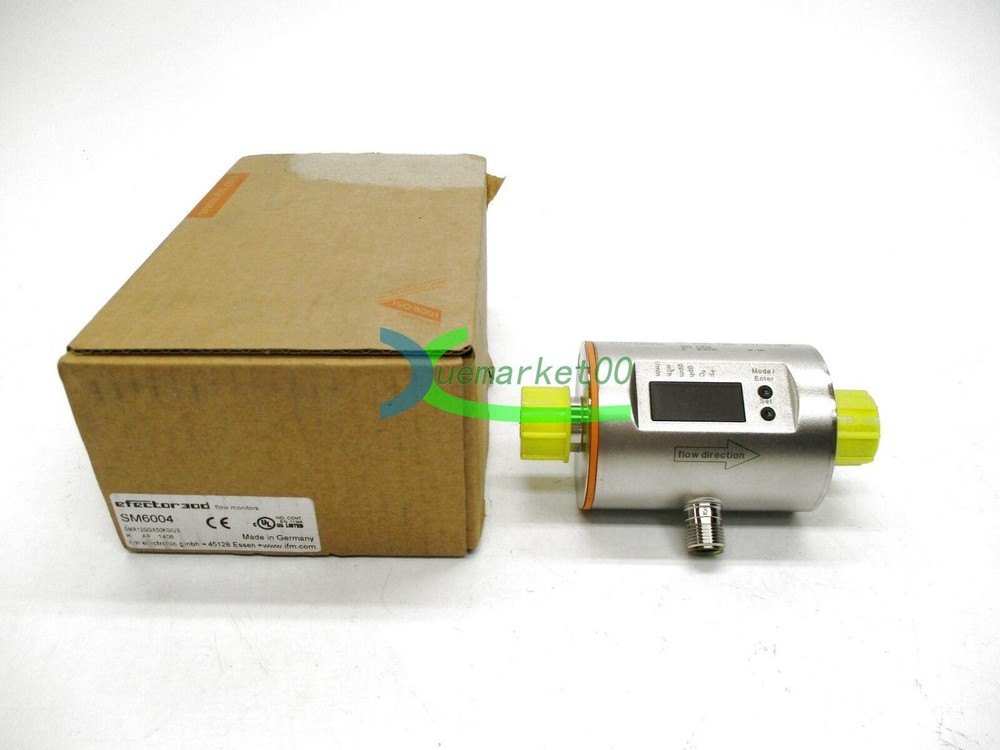 One New IFM SM6004 electrical flowmeter
