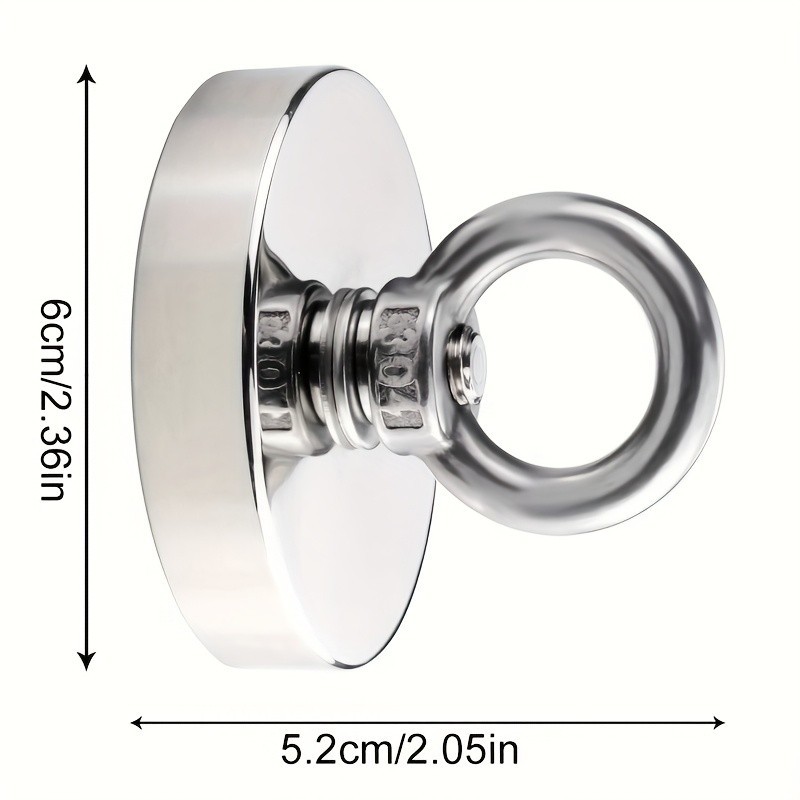 Super Strong Neodymium Fishing Magnet - For Underwater Salvage & Home Hanging