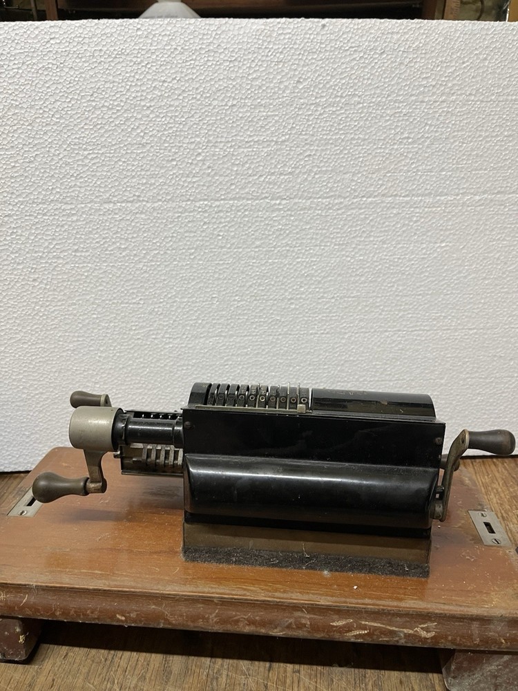 Vintage The Rapid Computer Co Adding Machine with Original Box, 1800s