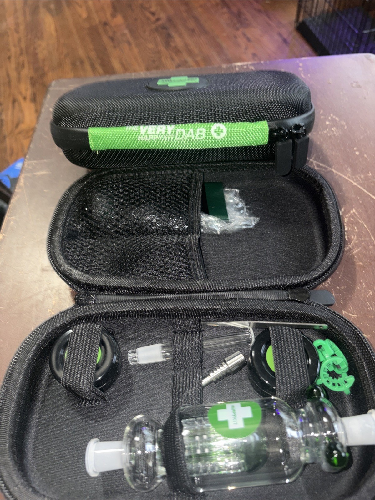 HAPPY DAB KIT GREEN & BLACK NEW WITHOUT TGS Free Shipping