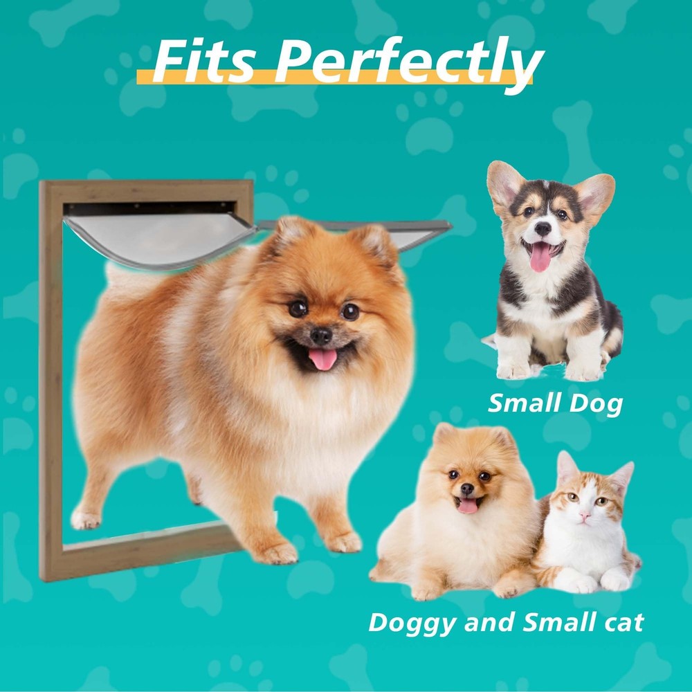 2PACK Medium Dog Door Replacement Flaps with Screws, Compatible with Petsafe ...