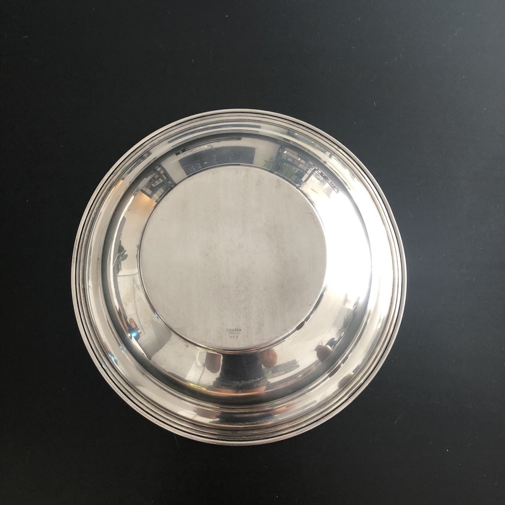S.Kirk & Son Sterling Silver Bowl Carvert Old Mariland Plain “D” Monogramm