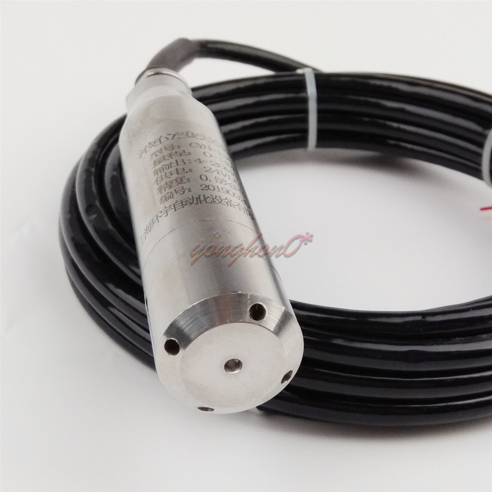 4-20MA Water Level Transmitter Liquid Level Transducer Sensor 0.5m Range