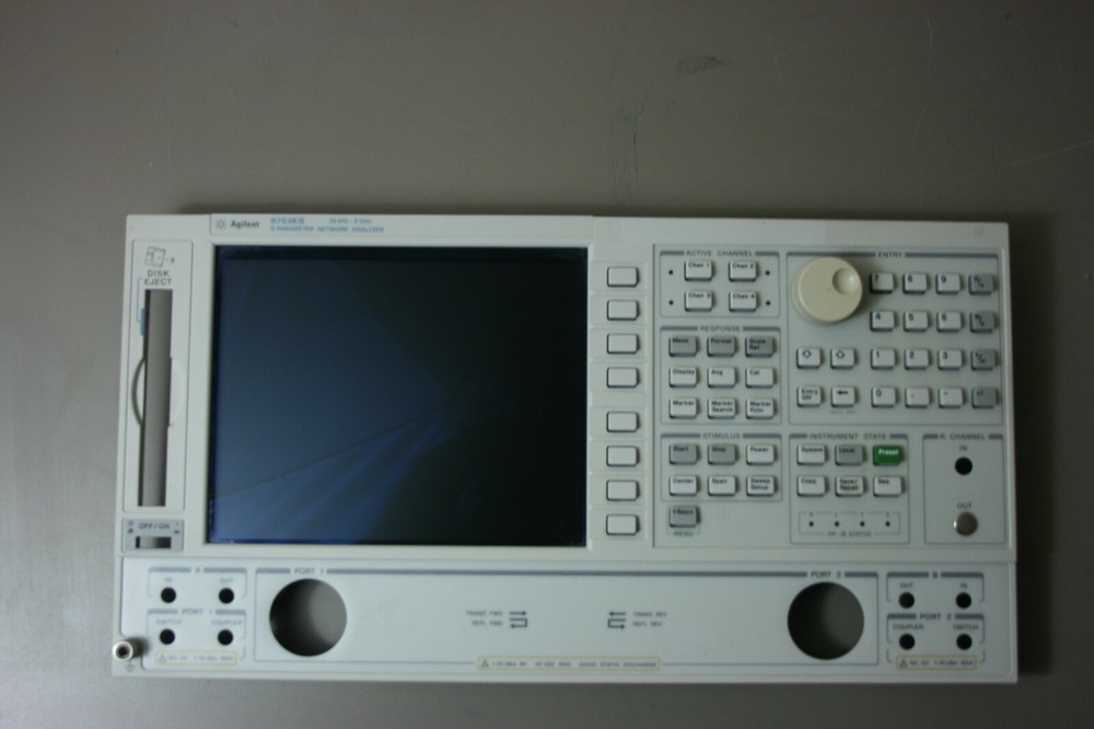 HP 8753ES Network Analyzer Front Panel with display. Fully Tested, Warranty