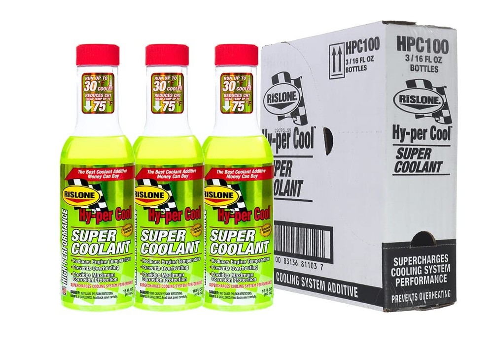 3 Pack HPC1003PK High Performance Super Engine Coolant 16 oz Auto Fluid