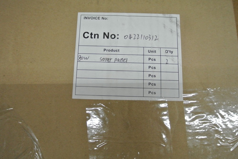 (2) 80W Solar Panel 80-21