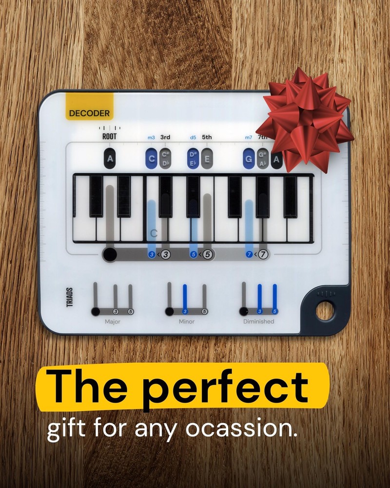 Piano Chord Compass - Learn Keyboard Chords - Ultimate Tool For White