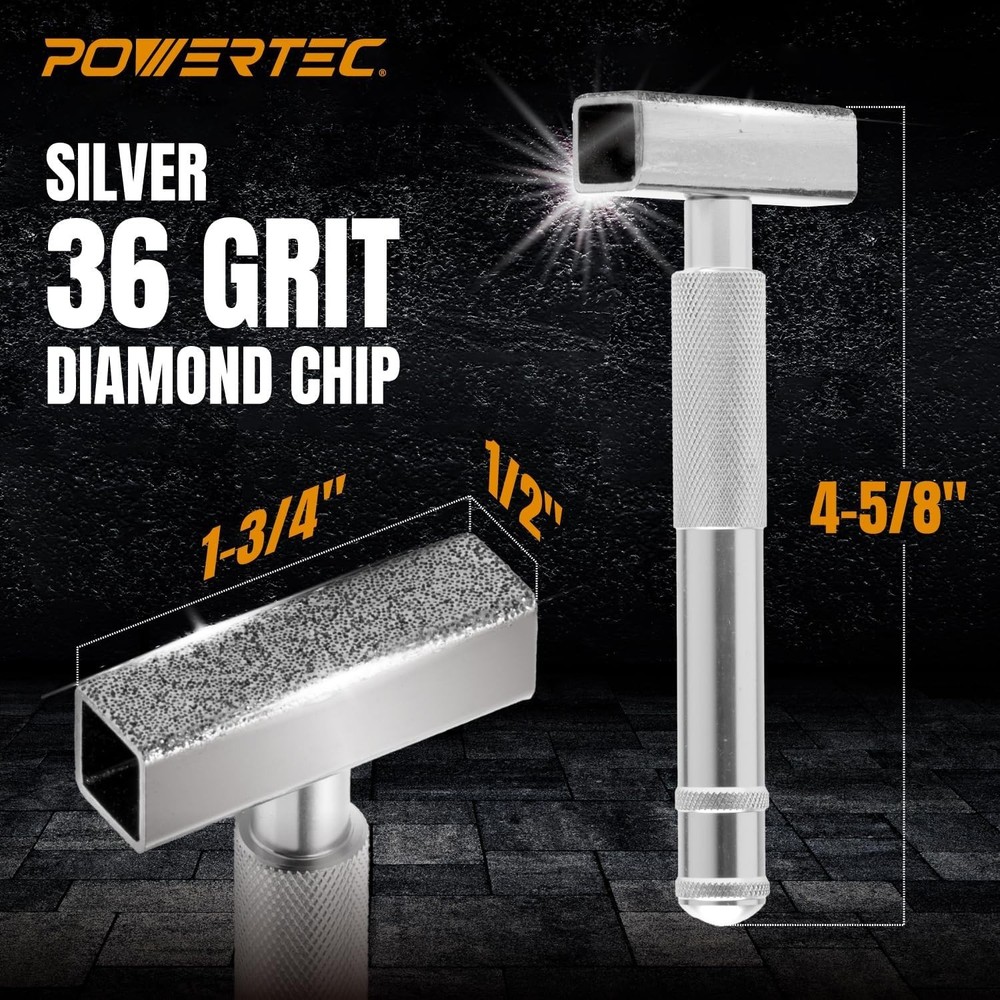Compact Diamond Dressing Tool for Bench Grinders - 7" Long, Ergonomic Design