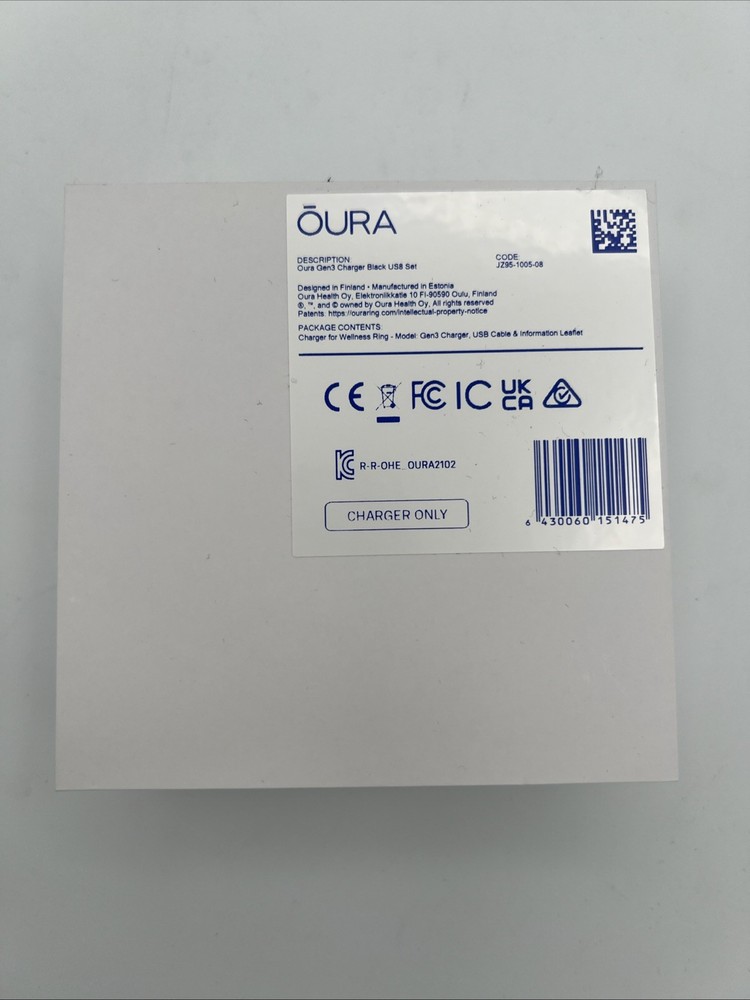 Oura Gen3 Charger Black US 8 Set
