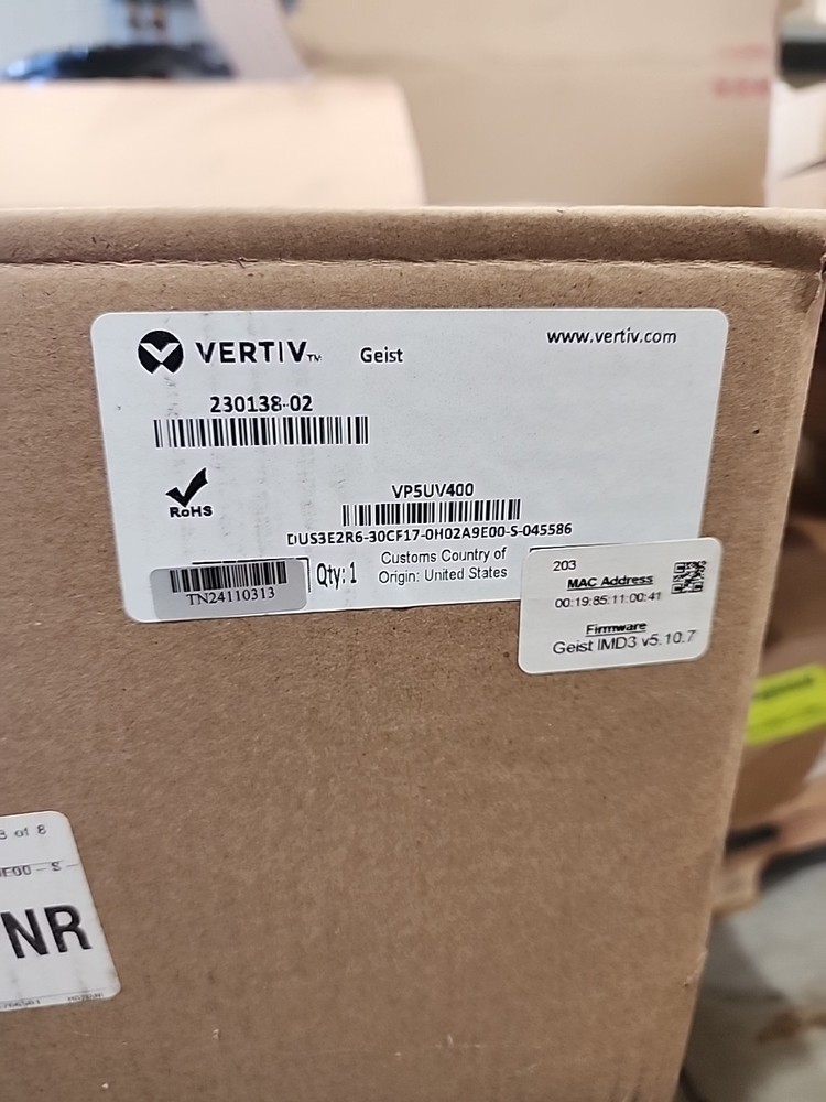 Vertiv Geist VP5UV400 Power Distribution Unit