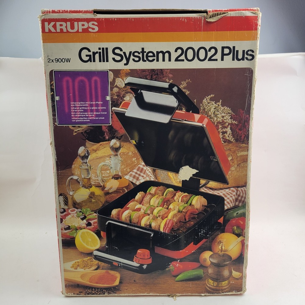Krups Grill System 2002 Plus. Model 291. Made In Germany