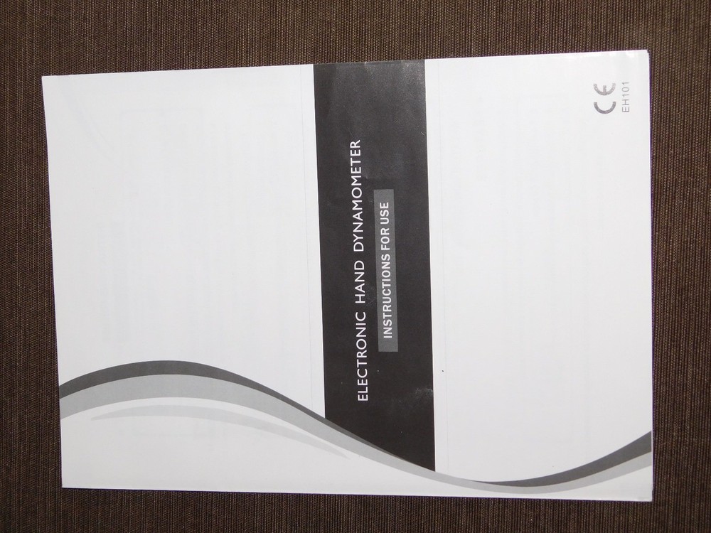 CE EH 101 ELECTRONIC HAND DYNAMOMETER HAND STRENGTH TESTER IN BOX